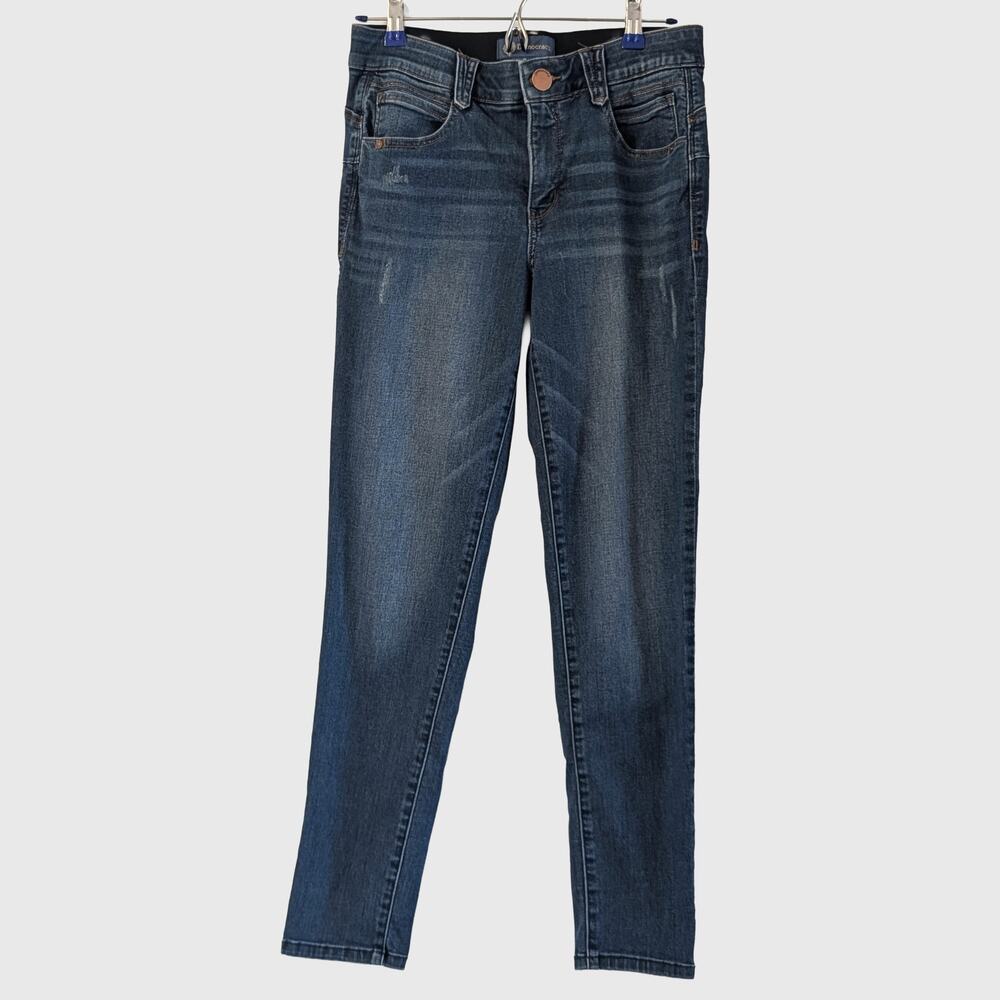 Democracy Absolution Skinny Jeans Size 8 Blue Mid Rise Stretch Denim